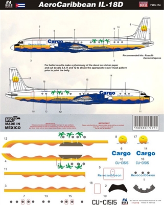 1:72 AeroCaribbean Cargo Ilyushin Il.18D