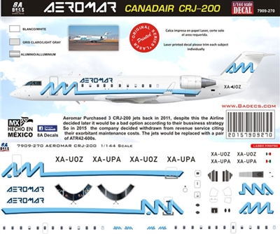 1:72 Aeromar Canadair CRJ-200