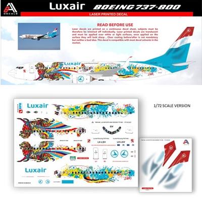 1:72 Luxair '60th Anniversary' Boeing 737-800