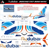1:72 FlyDubai Boeing 737-800