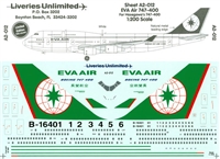 1:200 Eva Air Boeing 747-400