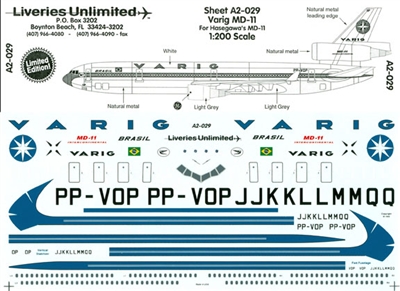 1:200 Varig o/c McDD MD-11