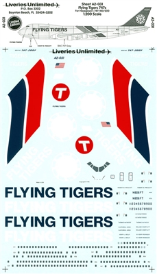 1:200 Flying Tiger Boeing 747F