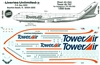 1:200 Tower Air Boeing 747