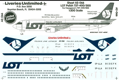 1:200 LOT Polish Boeing 737-400
