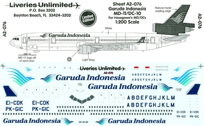 1:200 Garuda McDD DC-10-30 / MD-11
