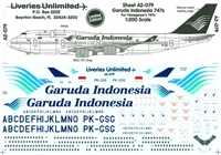 1:200 Garuda Boeing 747-400