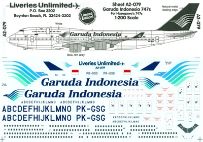1:200 Garuda Boeing 747-400