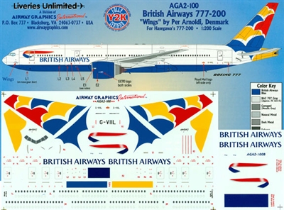 1:200 British Airways 'Wings' Boeing 777-236ER