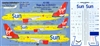 1:200 Virgin Sun A320 / A.321