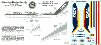 1:144 TACA Boeing 767-300ER