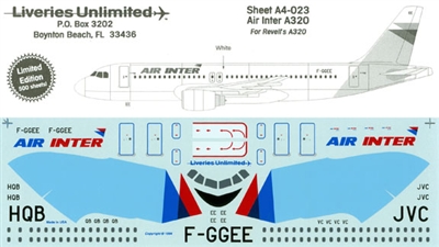 1:144 Air Inter Airbus A.320-200