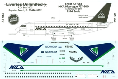 1:144 Nica Boeing 737-200