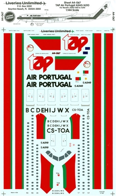 1:144 TAP Air Portugal Airbus A.340-300