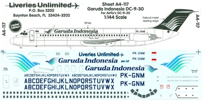 1:144 Garuda Douglas DC-9-30
