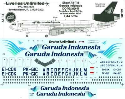 1:144 Garuda Douglas DC-10-30 / MD-11