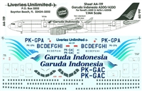 1:144 Garuda Airbus A.300B4 / A.330-300