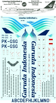 1:144 Garuda Indonesia Boeing 747-200B / -400