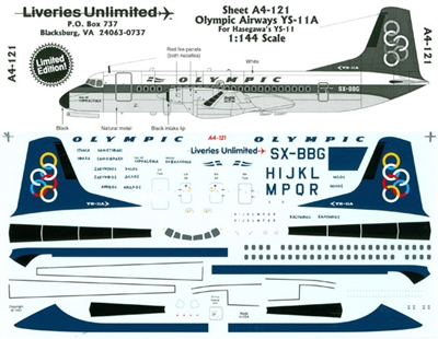 1:144 Olympic Airlines Namc YS-11A
