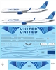 1:144 United Airlines (2019-current) Boeing 757-200 / -300 (T10)