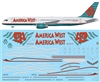 1:144 America West Airlines  (1996 cs) Boeing 757-200