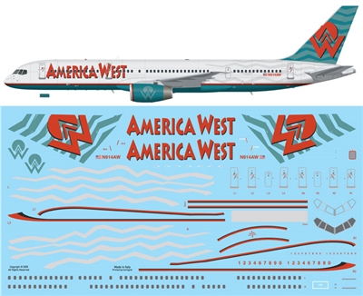 1:144 America West Airlines  (1996 cs) Boeing 757-200