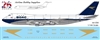 1:144 BOAC Boeing 747-136 Gold Foil Elements
