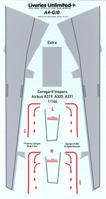 1:144 Corogard, A.320/A,321/A.319/A.318 *Sold Out*