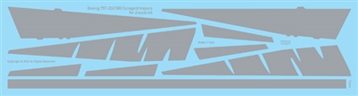 1:144 Corogard, Boeing 757-200 / -300 (metallic grey)