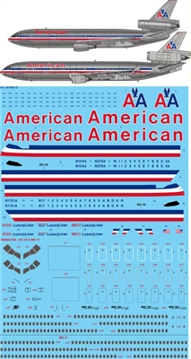 1:144 American Airlines McDD DC-10-10 / -30, MD-11