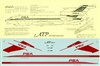 1:144 Pacific Southwest Airlines (PSA, 1965 cs) Boeing 727-100 / -200 / L.188 Electra