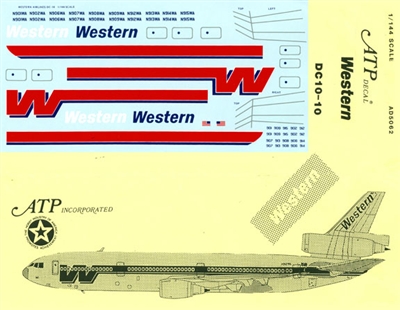 1:144 Western Airlines McDD DC-10-10