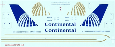 1:144 Continental DC-10-30