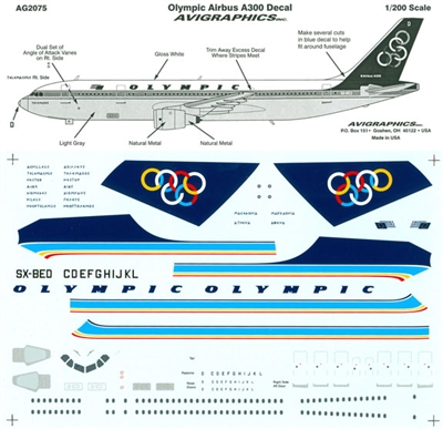 1:200 Olympic Airlines Airbus A.300B4