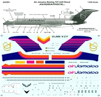1:200 Air Jamaica Boeing 727-200