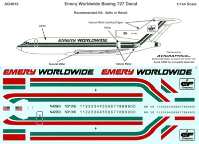 1:144 Emery Boeing 727F