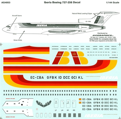 1:144 Iberia Boeing 727-200