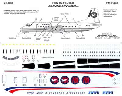 1:144 Provincetown-Boston Airlines Namc YS-11A