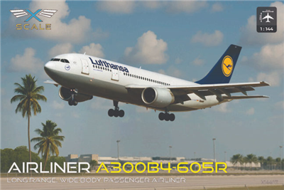 1:144 Airbus A.300B4-600R, Lufthansa (XScale Decal)