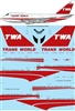 1:144 Boeing 747SP kit, with 26 Decal Laser Print Decal