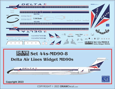 1:144 McDD MD90-30 kit, with DRAW Decal