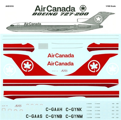 1:100 Air Canada Boeing 727-233