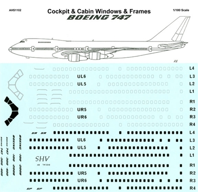 1:100 Windows, Boeing 747's