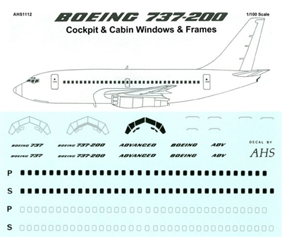 1:100 Windows, Boeing 737-200