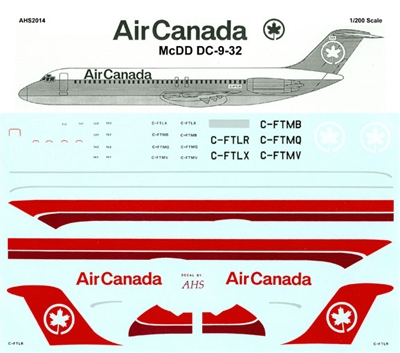 1:200 Air Canada Douglas DC-9-30