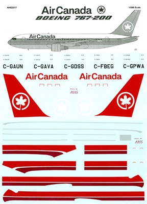 1:200 Air Canada Boeing 767-200