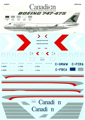 1:200 Canadian Airlines International Ltd Boeing 747-400 *Sold Out*