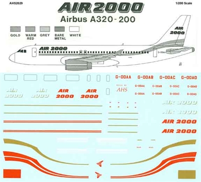 1:200 Air 2000 Airbus A.320