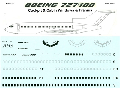 1:200 Windows, Boeing 727-100