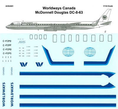 1:144 Worldways Canada McDD DC-8-63